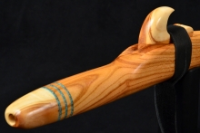 Apricot Native American Flute, Minor, High D-5, #F23D